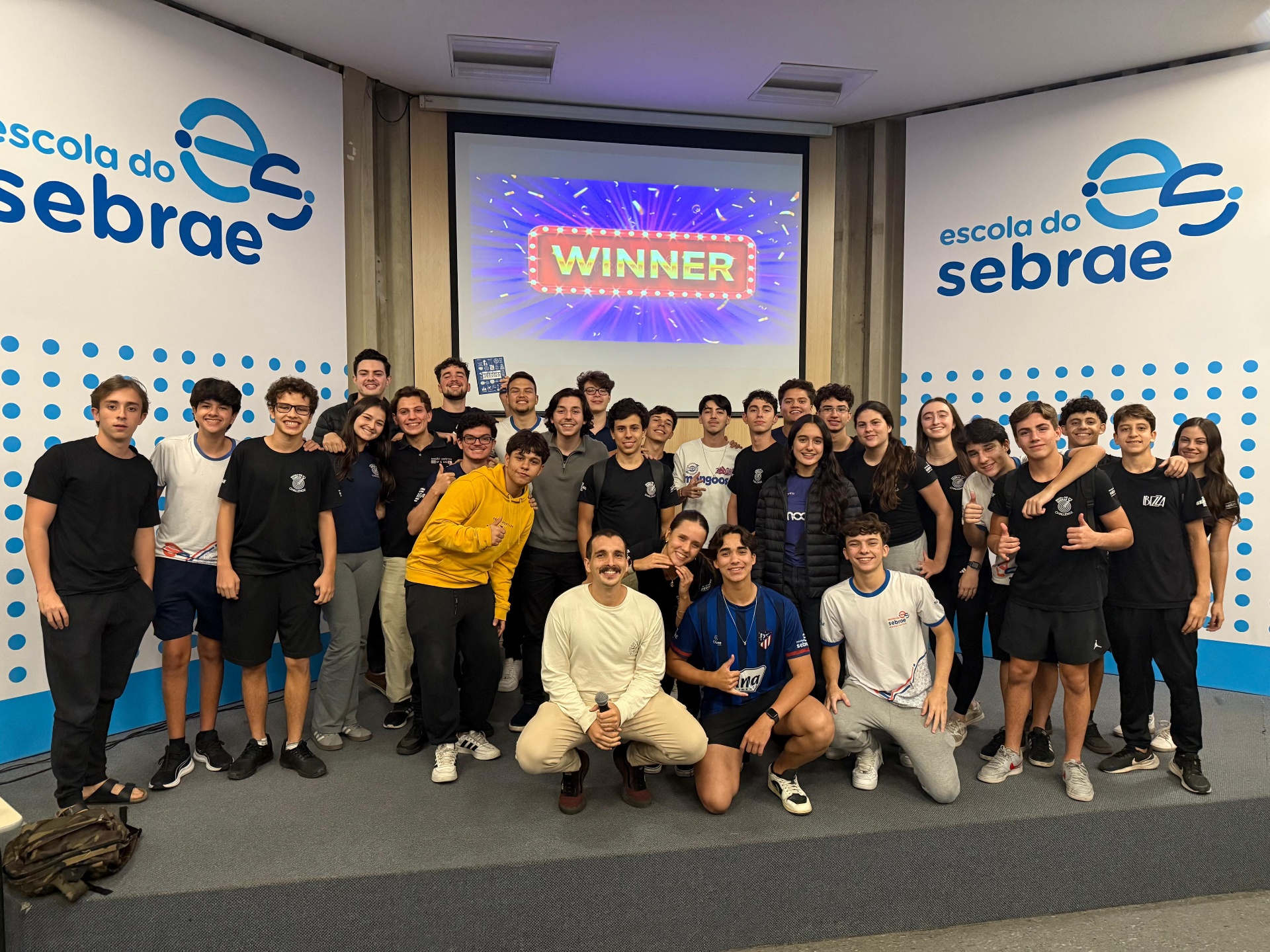 Escola do Sebrae, palestra e desafio
