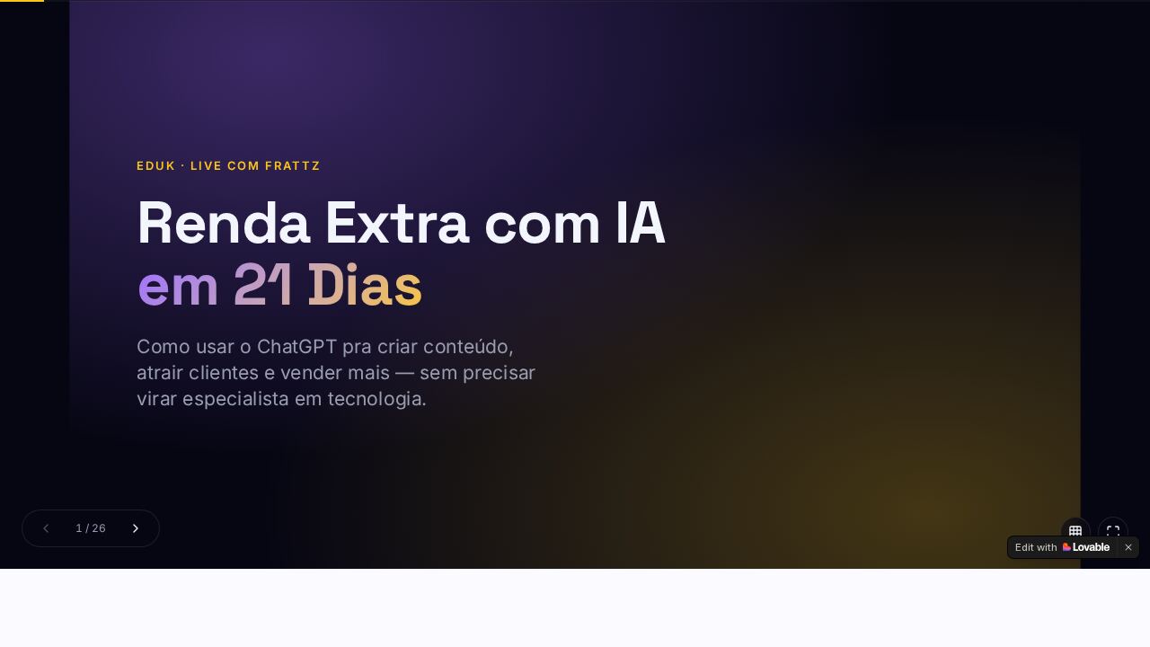 live de democratização
